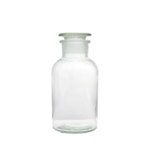 梓萤岔 实验室试剂广口瓶 1000ml (透明色) 高硼硅玻璃试剂瓶(加厚版)