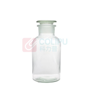 梓萤岔 实验室试剂广口瓶 1000ml (透明色) 高硼硅玻璃试剂瓶(加厚版)