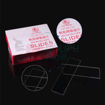 帆船 载玻片 B-001701 7101 磨砂边 50片/盒