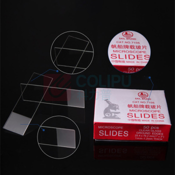 帆船 载玻片 B-001701 7101 磨砂边 50片/盒