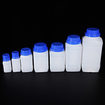 垒固 塑料方瓶蓝盖HDPE(带内盖) S-001302 100ml