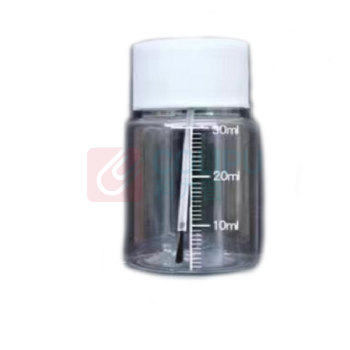 腾辉卓华 广口塑料瓶 带毛刷 30ml 高5.7cm*宽3.2cm 口径2.6cm 