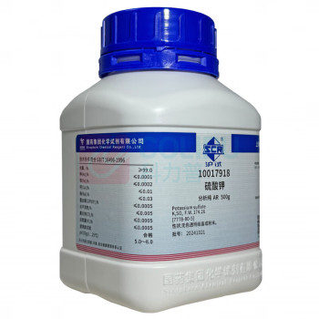 沪试 硫酸钾试剂 AR500g 不含运费
