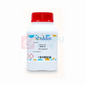 阿拉丁 aladdin 氘代苯-d6 B100912 【企业专享】 1076-43-3 氘代苯 D,99.5% 5g