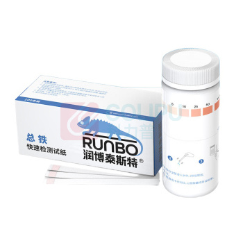 润博泰斯特 二价铁离子检测试纸 0-1mg/L50次