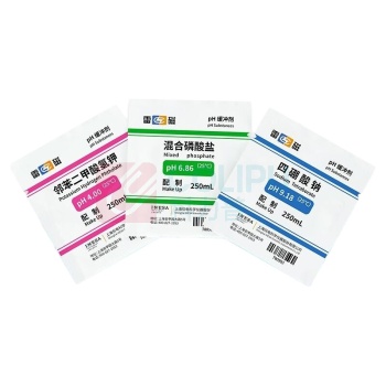雷磁 pH缓冲试剂 780500N02 pH4.00+6.86+9.18套装 粉剂 3种×50包 套