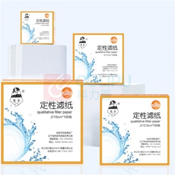 皎洁 定性滤纸 W-013854 9cm(快速) 100片/盒