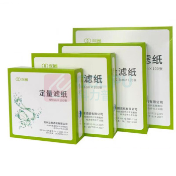 鹿色 滤纸 18cm 100张/盒, 中速