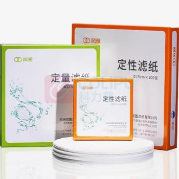 鹿色 滤纸 18cm 100张/盒, 中速