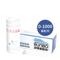 润博泰斯特 亚硫酸根检测试纸条 0-1000mg\L 100次