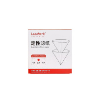 LABSHARK 定性滤纸 12.5cm中速 100张/盒