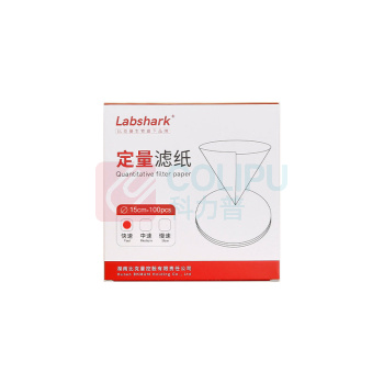 LABSHARK 定量滤纸 15cm(快速) 100张/盒