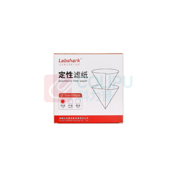 LABSHARK 定性滤纸 7cm快速 100张/盒