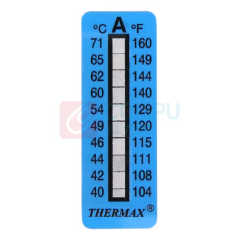 鹰之印 YING ZHI YIN 感温测试纸A型10格 THERMAX英国原装进口 10片/盒