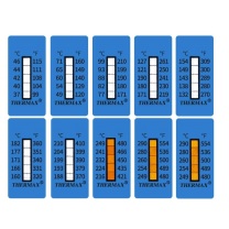 TFN 测温纸 THERMAX 77～99℃ 5格 贴片式 定制件  一本10条