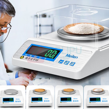 Meilen 美琳分析电子天平 3000g/0.01g 送砝码200g+防风罩(圆盘) MTB3000D-B