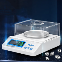 Meilen 美琳分析电子天平 300g/0.001g 送防风罩+砝码(圆盘) MTQ300D