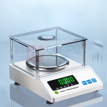 融银之汇 高精度毫克电子秤克数 100g/0.001g 毫克级+砝码+防风罩
