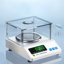 融银之汇 高精度毫克电子秤克数 100g/0.001g 毫克级+砝码+防风罩