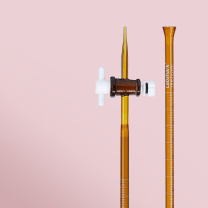 LABSHARK 聚四氟酸碱滴定管 10ml (棕色)
