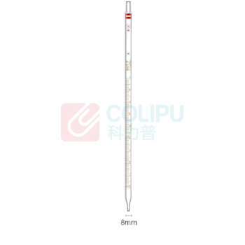 天玻 TIANBO 移液管 5ml 分度:0.1ml 玻璃红字A级