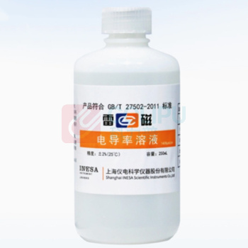 雷磁 电导率溶液 780404N01 1408μS/cm 250mL 仪器分析用试剂 实验室试剂 分析化学试剂 化学分析试剂 仪器分析试剂