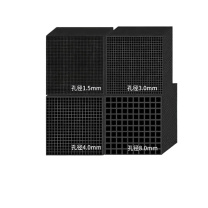 璐克斯 活性碳 800碘值 1.5mm孔 100×100×100mm 防水蜂窝活性炭 货期10天