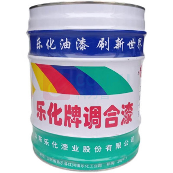乐化 月白醇酸调合漆 252830 净含量:2kg (铁红)