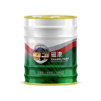 顾致 快干亮光醇酸磁漆金属防锈防腐调和漆彩钢瓦钢构栏杆喷涂油漆 R03 大红R03 15KG/桶
