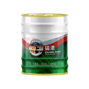 顾致 快干亮光醇酸磁漆金属防锈防腐调和漆彩钢瓦钢构栏杆喷涂油漆 紫红色 R04 15KG/桶