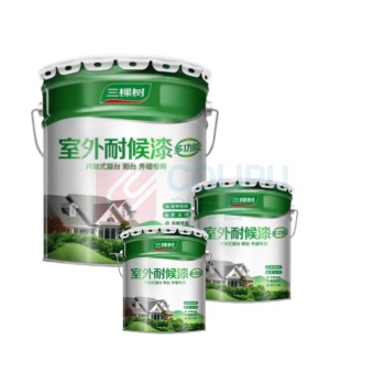 三棵树 室外耐候外墙漆翻新乳胶漆 20kg (黄色)