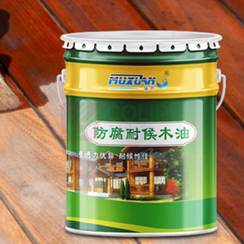 沐萱 MUXUAN 防腐木油 2.5L (棕黄色) 透明防水清漆木器漆桐油实木油漆木漆