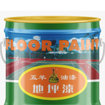 五羊 高闪点丙烯酸地坪漆 14kg/桶 (中灰色)