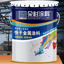朵杉 户外金属防锈漆 钢结构漆 栏杆漆 货车漆 3L (中灰)