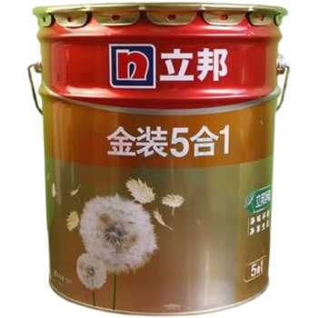 立邦 金装净味5合1内墙乳胶漆 金装净味5合1 5L (哑光白)