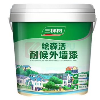 三棵树 三棵树漆(SKSHU) 外墙涂料\浅绿色 30kg/桶 (浅绿)