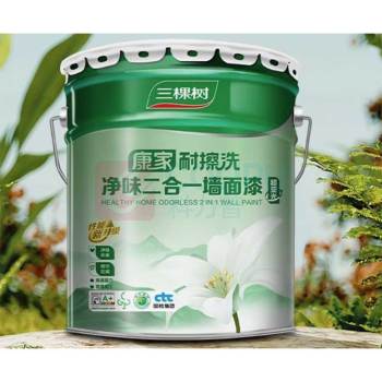 三棵树 外墙涂料 25KG/桶 (白色)