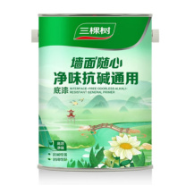 三棵树 乳胶漆 5L 内墙底漆 净味抗碱通用 (白色)