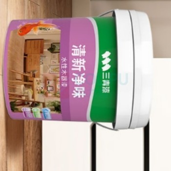 三青 水性漆 2.5KG 半哑光 (象牙白)