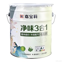 嘉宝莉 乳胶漆 KRM3232 亮白净味3合1墙面漆6.4kg/桶