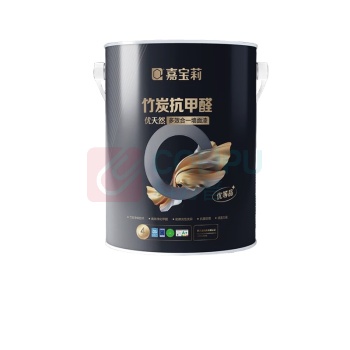 嘉宝莉 优天然竹炭抗甲醛多效合一墙面漆 内墙乳胶漆 6.4KG (白色)