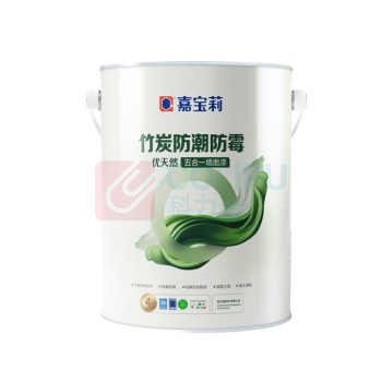 嘉宝莉 优天然竹炭防潮防霉五合一墙面漆 内墙乳胶漆 6.4KG (白色)