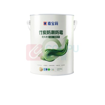 嘉宝莉 优天然竹炭防潮防霉五合一墙面漆 内墙乳胶漆 6.4KG (白色)