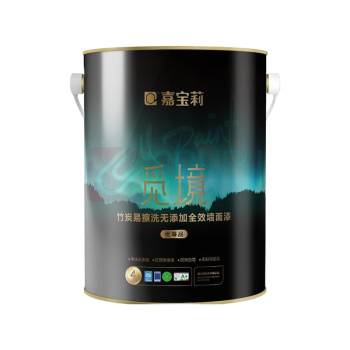 嘉宝莉 觅境竹炭易擦洗无添加全效面漆 净味内墙乳胶漆 6.4KG (白色)