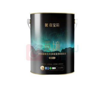 嘉宝莉 觅境竹炭易擦洗无添加全效面漆 净味内墙乳胶漆 6.4KG (白色)