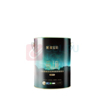 嘉宝莉 觅境竹炭易擦洗无添加全效面漆 净味内墙乳胶漆 6.4KG (白色)