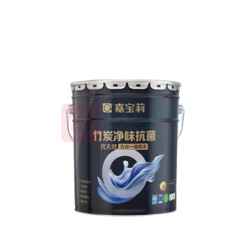 嘉宝莉 优天然竹炭净味抗菌5合1墙面漆 内墙乳胶漆 20KG (白色)