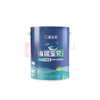 嘉宝莉 海妮宝贝净味全效儿童漆 室内墙乳胶漆面漆 6.4KG (白色)