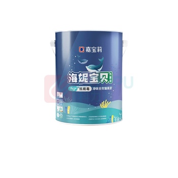 嘉宝莉 海妮宝贝净味全效儿童漆 室内墙乳胶漆面漆 6.4KG (白色)