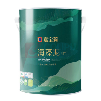 嘉宝莉 海藻泥4代无添加全净全效墙面漆 内墙乳胶漆 6.4KG (白色)